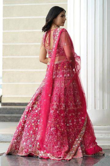 Presenting You Most HC 909 Satin Stylish lehenga choli suppliers in Bangalore